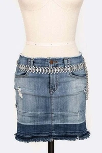 Crystal Scale Pattern Chain Belt - Picture 1 of 4