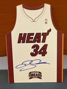 2012-13 Panini Threads Ray Allen On Card Auto Die Cut Jersey - Picture 1 of 3