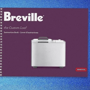 BREVILLE BBM800XL Bread Maker User Manual Operation Guide + Recipes (WIRE BOUND) - Picture 1 of 5