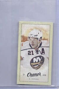 2009/10 UPPER DECK CHAMP'S KYLE OKPOSO MINI BLUE BACKS 261 ISLANDERS