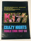 VTG KISS Crazy Nights 1987 - 1988 Tour Book Program