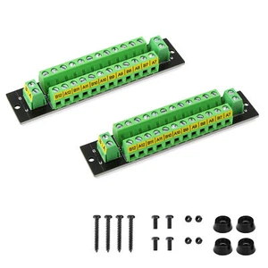 2 Units Power Distributor 10A 2 Inputs 2*12 Outputs Distribution Module DC AC - Picture 1 of 6