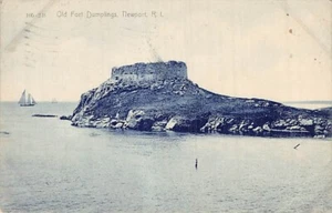 Postcard RI: Old Fort Dumplings, Newport, Rhode Island UDB Posted 1906 - Picture 1 of 2