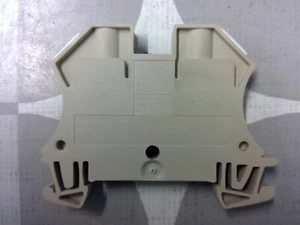 Weidmuller WDU6 6mm 550V DIN Rail Mount Terminal Block **Free Shipping** - Picture 1 of 3