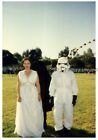 Found Color Photo R_7875 Darth Vader,Princess Lea And Storm Trooper In Field