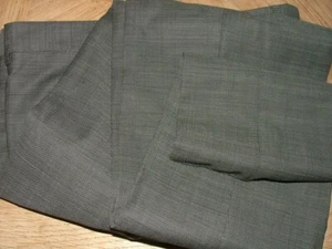 NEU WOT CANALI ANZUGHOSE GR 36 X 37 100% WOLLE MADE IN ITALY GRAU SCHWARZ #305 - Bild 1 von 5