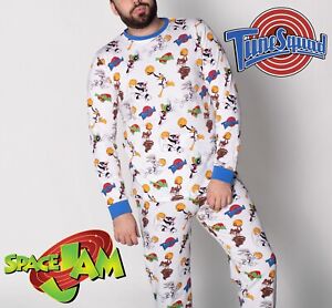 Men's Space Jam Tune Squad 2-Piece Adult PJ Pajama Set sz XXL looney tunes bugs