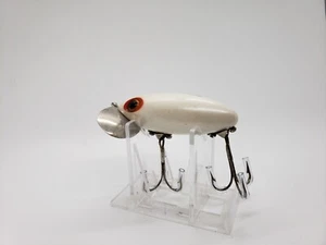 Vintage Fred Arbogast Jitterbug White Peal 5/8 Ounce Akron Ohio - Picture 1 of 9