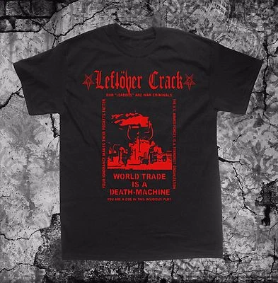 Leftover Crack T Shirt Choking Victim Subhumans Crass Anti-Government Amebix - Image 1 of 3