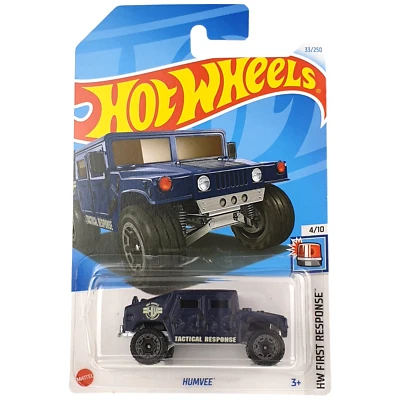 Hot Wheels HUMVEE Tactical HW First Response Navy Truck 33/250 2022 NEW Sent Box - Image 1 of 4