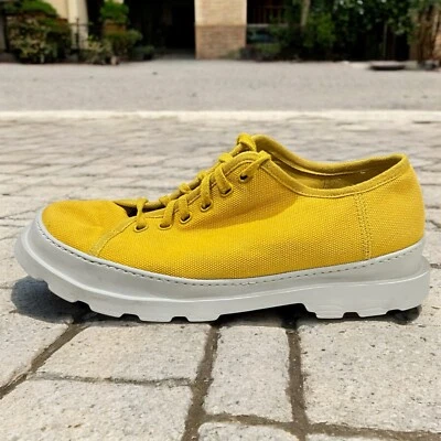 Cámper Brutus Amarillo K100294-007 Para hombres EE. UU. 10 UE 43 Lona Parte Superior Baja Con Cordones Foto 1 de 4