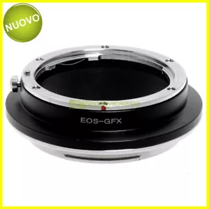 Anello adapter per montare ottiche Canon EOS su fotocamere Fuji GFX. Adattatore - Imagen 1 de 3