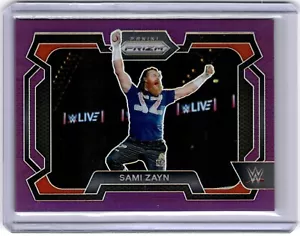 Sami Zayn 2024 Panini Prizm WWE Purple Prizm #77 WWE Raw #042/149 - Picture 1 of 2