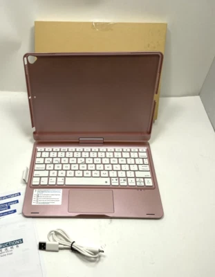 Funda rígida con teclado para iPad de 11"" oro rosa Foto 1 de 4