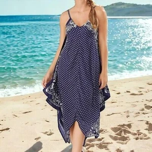 Vestido bufanda Tommy Bahama Island Bufandas para mujer - Azul marino yegua - Talla S/M~$125 - Imagen 1 de 7