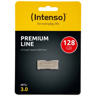 kQ Intenso Premium Line 128 GB USB Stick USB 3.0 SUPERSPEED - Bild 1 von 4