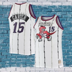 Vince Carter Toronto Raptors Mitchell & Ness 98/99 - Blanco - Grande (EE. UU. - Mediano) - Imagen 1 de 9
