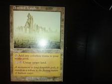 Deserted Temple - Odyssey - Near Mint - MTG