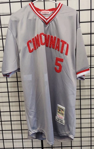 Vintage 1976 Johnny Bench Cincinnati Reds #5 Jersey Sz 54 Mitchell & Ness Cover