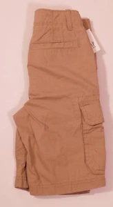GAP KIDS NEU MIT ETIKETT Jungen khaki Baumwolle flach verstellbare Taille Cargoshorts Gr. 8 Slim - Bild 1 von 7