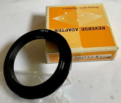 Vintage Reverse Adapter in box - Pentax K 52mm - Image 1 of 2
