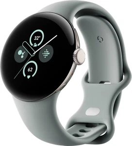 Google Pixel Watch 2 41mm Champagne Gold Case with Hazel Fluoroelastomer Band... - Photo 1 sur 4