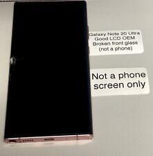 Galaxy Note 20 Ultra screen OEM, Good LCD Good Touch Display, Broken Front Glass
