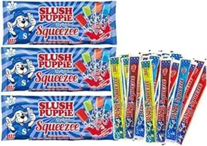 24 x Slush Puppie Ice Pops Lollies 2 in 1 Ice Poles Kids Summer Party BULK - Picture 1 of 1