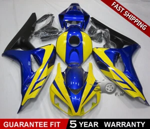 Fairing Kit for Honda 06 07 CBR1000RR Yellow Blue 2006 2007 Injection Bodywork - Picture 1 of 2