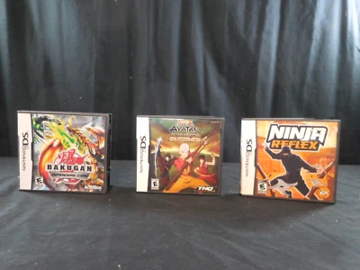 Nintendo DS Avatar The Last Airbender The Burning Earth + Bakugan + Ninja Reflex - Image 1 of 4