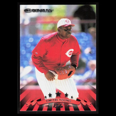 Dmitri Young #216 1998 Donruss Cincinnati Reds Baseball Card MLB - Image 1 of 3