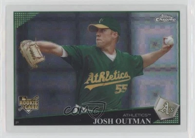 2009 Topps Chrome X-Fractor Josh Outman #172 Rookie RC - Image 1 of 2