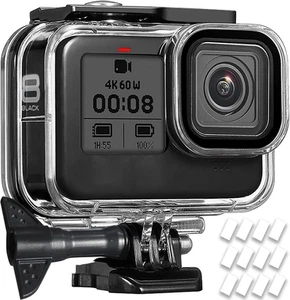 Funda Carcasa Buceo Impermeable 60M/196FT para Go Pro Hero 8 Negra, Protección Unde - Imagen 1 de 13