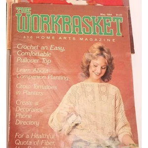 May 1984 Workbasket Magazine Knit Crochet Sewing Patterns Recipes - Picture 1 of 1
