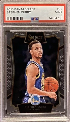 2015 Panini Select Stephen Curry #99 PSA 9 - Image 1 of 3