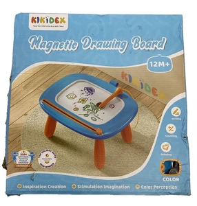 Kikidex Magnetisches Zeichenbrett für 1-3 Jährige Kinder Kleinkinder Blau Neu Verpackt - Bild 1 von 8
