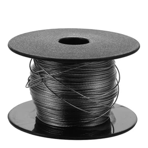 Steel Wire Rope Cable: 328ft 0.6mm/1/42" Stainless Steel Clothesline Wire for - Picture 1 of 12