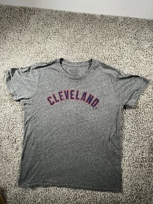 Винтажная женская футболка Cleveland Indians MLB Majestic Threads размер XL - Изображение 1 из 4