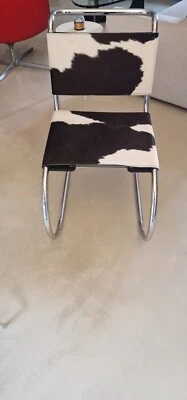 Sedia Mies Van de Rohe in cavallino prodotta dalla Matrix, attualmente D900 - Immagine 1 di 4