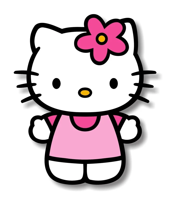 DSIGN Hello Kitty in Pink Precision Cut Decal