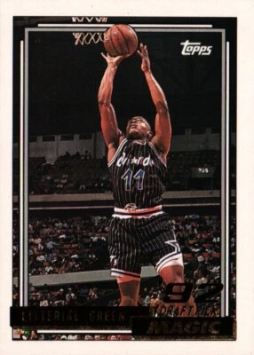 1992-93 Topps Gold #299 - Litterial Green DPK - Orlando Magic    92-678 - Image 1 of 2