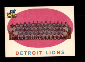 1959 Topps #3 Detroit Lions EX - Picture 1 of 2