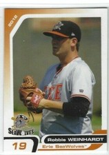 2012 Erie SeaWolves (Double A-Detroit Tigers) Robbie Weinhardt