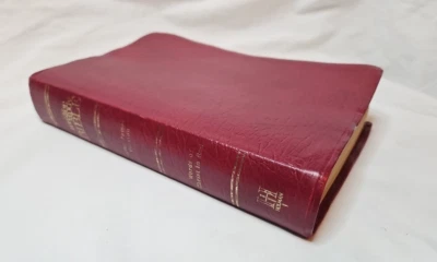 The Master Study Bible KJV Words of Christ Red Holman Cornerstone 2001 Leather - Image 1 of 4