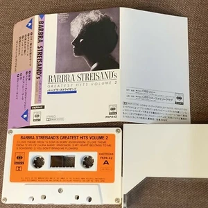 BARBRA STREISAND Greatest Hits 2 JAPAN Mail Order-Only CASSETTE TAPE FKPA42 w/PS - Picture 1 of 5