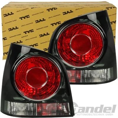 2x TYC HECKLEUCHTE RÜCKLEUCHTE SCHWARZ passend für VW POLO 9N3 AB 06.2005 - Bild 1 von 4