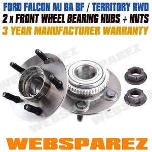 Front Wheel Bearing Hub+Nut for Ford AU BA BF Falcon Fairmont XR6 XR8 Territory - Picture 1 of 1