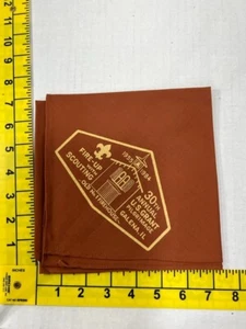 30th 1984 US Grant Pilgrimage Galena Illinois Neckerchief BSA Boy Scouts Vintage - Picture 1 of 1