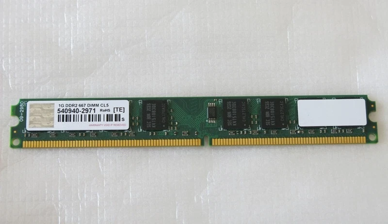 1GB DDR2-667 Desktop ULP Ultra Low Profile Memory Module Stick 240 Pin PC2-5300 - Image 1 of 2