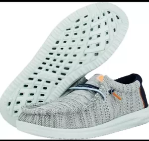 HEY DUDE Men's Wally H20 Mesh Casual Sneaker Style Shoes Sky Blue Size 12 NEW - Picture 1 of 5